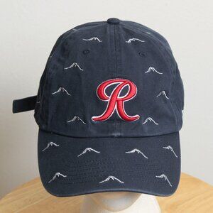 Tacoma Rainiers Dad Hat Womens OS Navy Blue Mountain Pattern